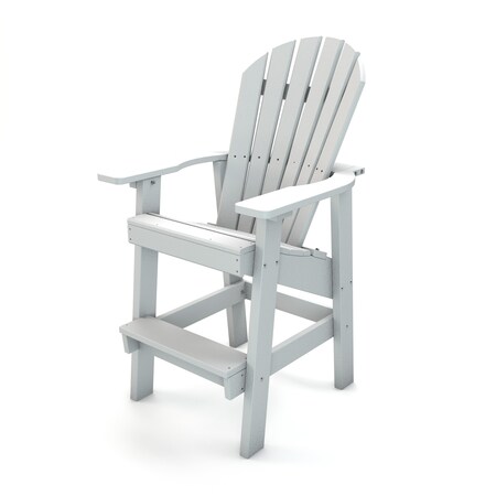 Frog Furnishings White Clearwater Adirondack Chair PB ADCLRWHI
